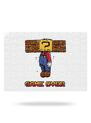 Game Over puzzle White