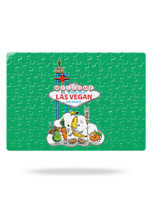 Las Vegan puzzle White
