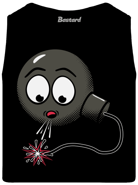Bomba pánske tielko Black