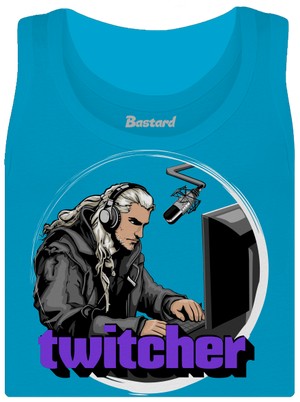 Twitcher dámske tielko klasické Blue Atol