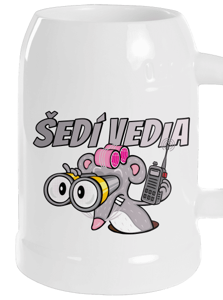Šedí vedia - myš polliter White