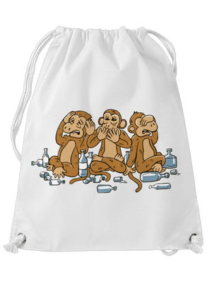 Trojnásobná opica vak White