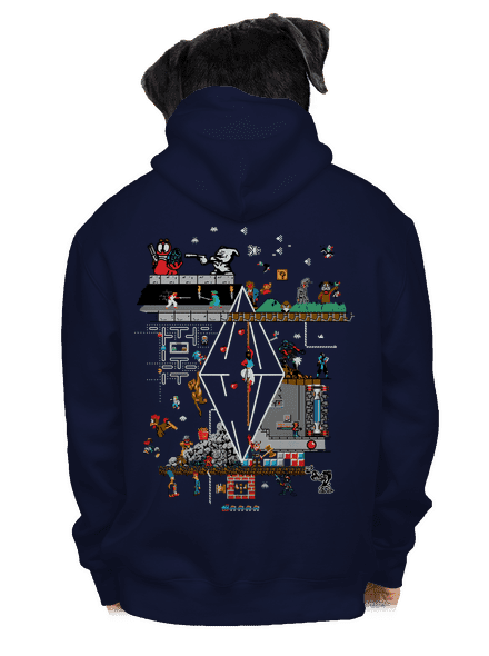 Zahráme si pánska mikina na zips Navy