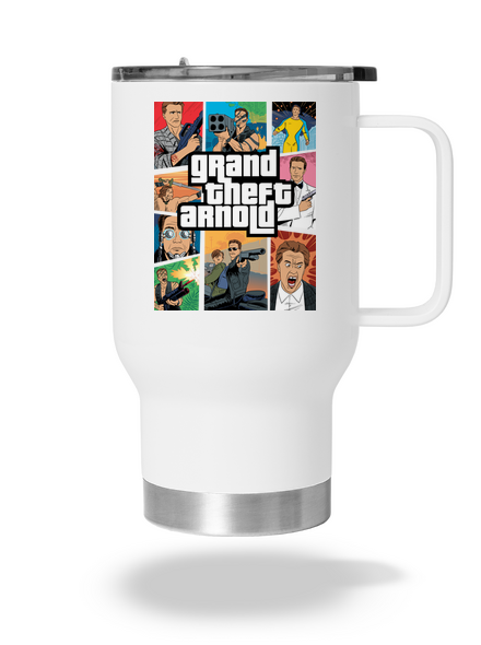 Grand Theft Arnold termohrnček White