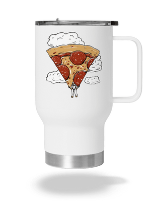 Pizzašutista termohrnček White