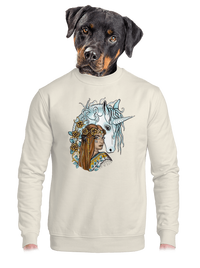 unisex mikina bez kapucne