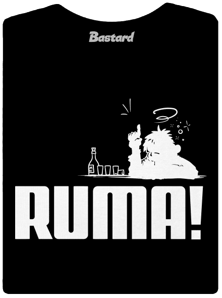 Ruma dámske tričko prémium Black