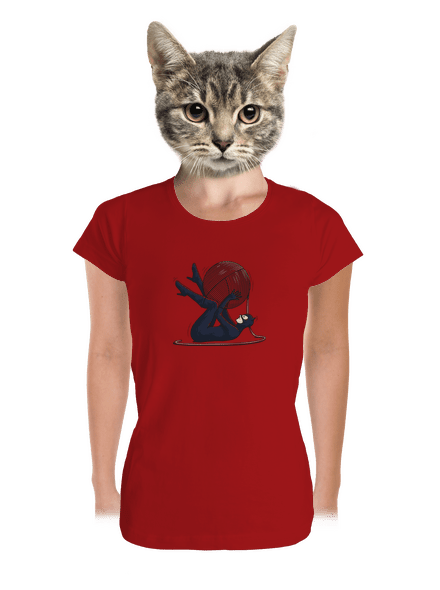 Catwoman dámske tričko prémium Red Mal
