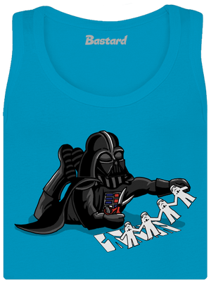 Klonovanie trooperov dámske tielko klasické Blue Atol