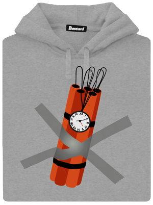 Dynamit pánska mikina klokanka Light Melange