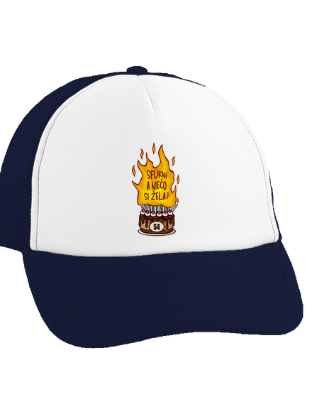 Sfúkni sviečky šiltovka truckerka French Navy cap
