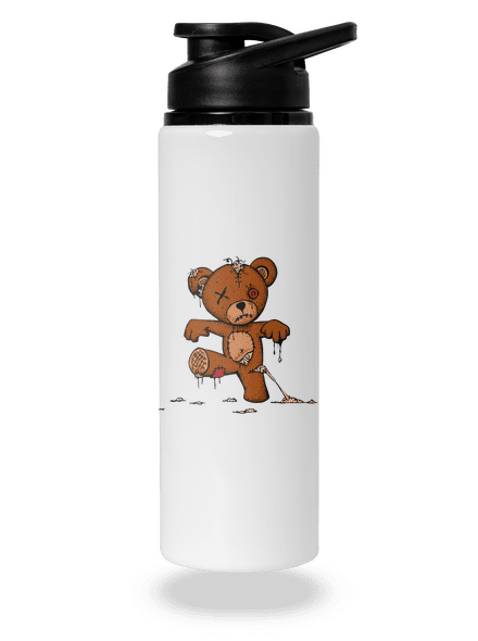 Zombie teddy flaša na vodu White
