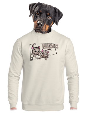 unisex mikina bez kapucne