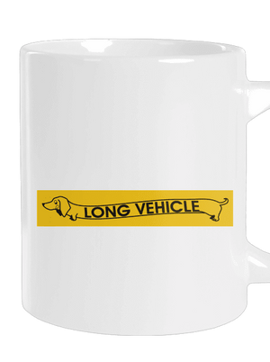 Long Vehicle veľký hrnček White