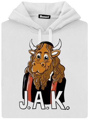 Jak dámska mikina klokanka White