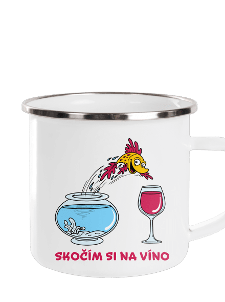 Skočím si na víno plecháčik White