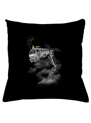 Snake Train vankúš Black