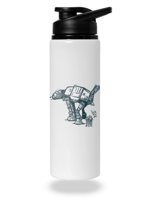 AT-AT flaša na vodu White