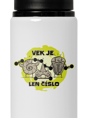 Vek je len číslo flaša na vodu White