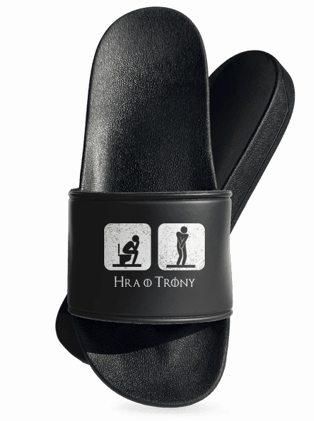 Hra o trůny šľapky Black