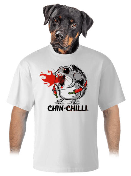 Chinchilli unisex tričko oversized White