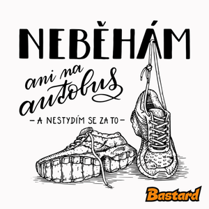 B12: Neběhám černý potisk