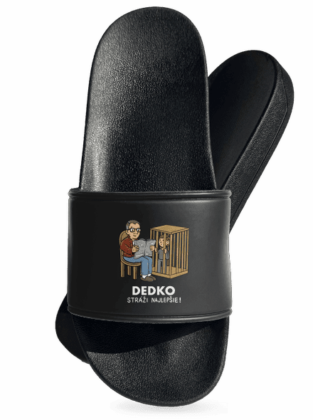 Dedko stráži najlepšie šľapky Black