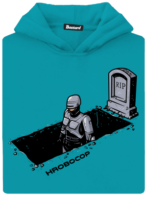 Hrobocop detská mikina klokanka Hawaiian Blue