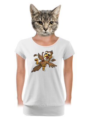 dámske tričko s lemom