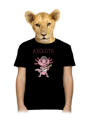 Axolotr detské tričko Black