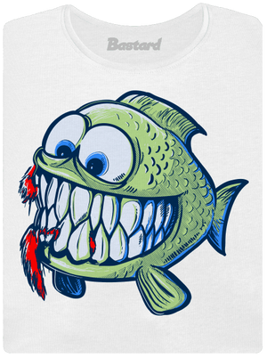 Hladná rybka dámske tričko White