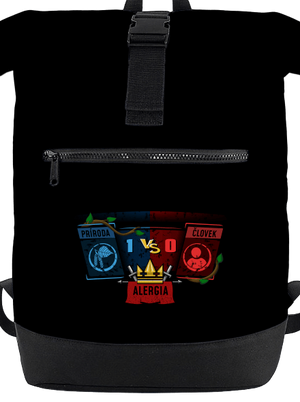 Príroda vs. človek batoh Black