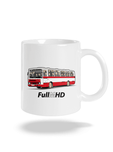 Full MHD klasický hrnček White