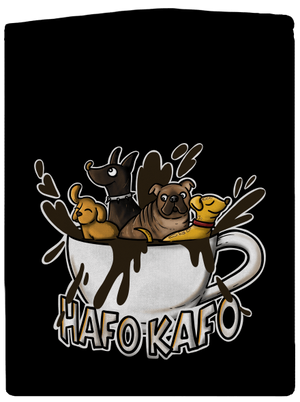 Hafo kafo pánska mikina na zips Black