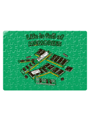 Uchované v pamäti puzzle White