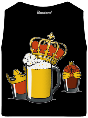 Traja králi pánske tielko Black