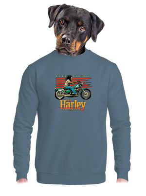 unisex mikina bez kapucne