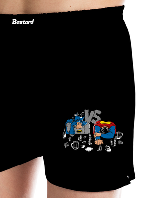 Súboj superhrdinov pánske trenky Black