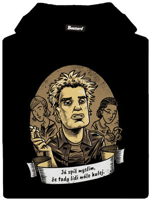 B14: Samotáři detská mikina klokanka Black