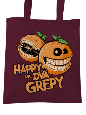 Happy grepy taška Burgundy