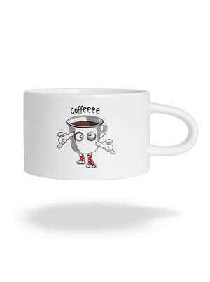 Zombie kafe hrnček makronka White