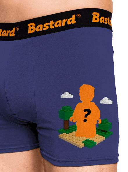 Lego z vlastnej fotky boxerky Blue Navy