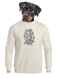 unisex mikina bez kapucne