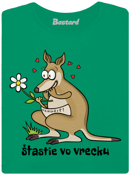 Šťastie vo vrecku dámske tričko Kelly Green Mal