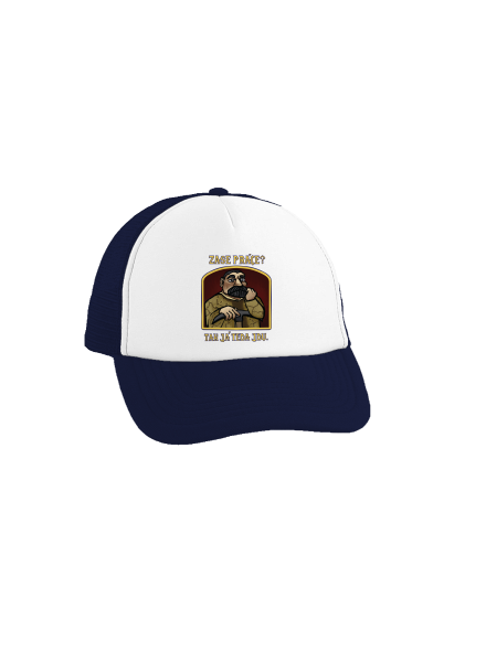 Zase práce? šiltovka truckerka French Navy cap