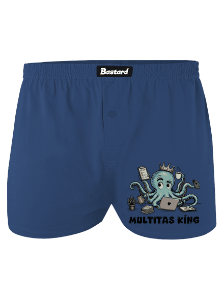 Multitas king pánske trenky Blue