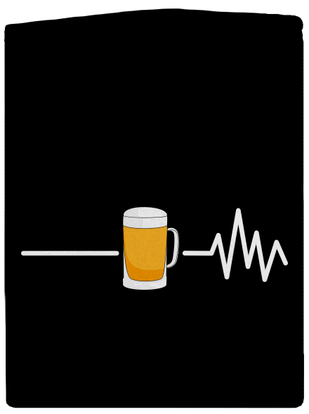 Beer help dámska mikina na zips Black