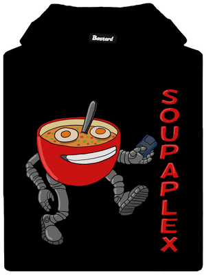 Soupaplex dámska mikina klokanka Black