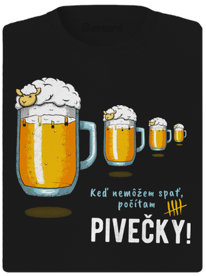 Pivečka dámske športové tričko Black