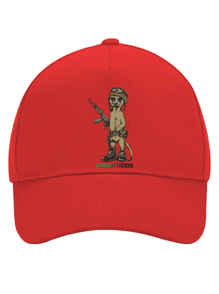 Surikata šiltovka baseballka Classic Red
